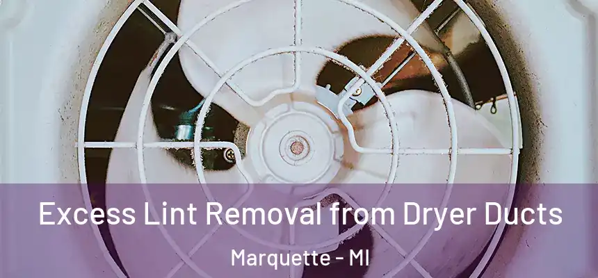 Excess Lint Removal from Dryer Ducts Marquette - MI