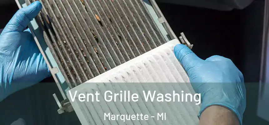 Vent Grille Washing Marquette - MI